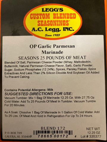 A.C. Legg Garlic Parmesan Marinade Blend #172