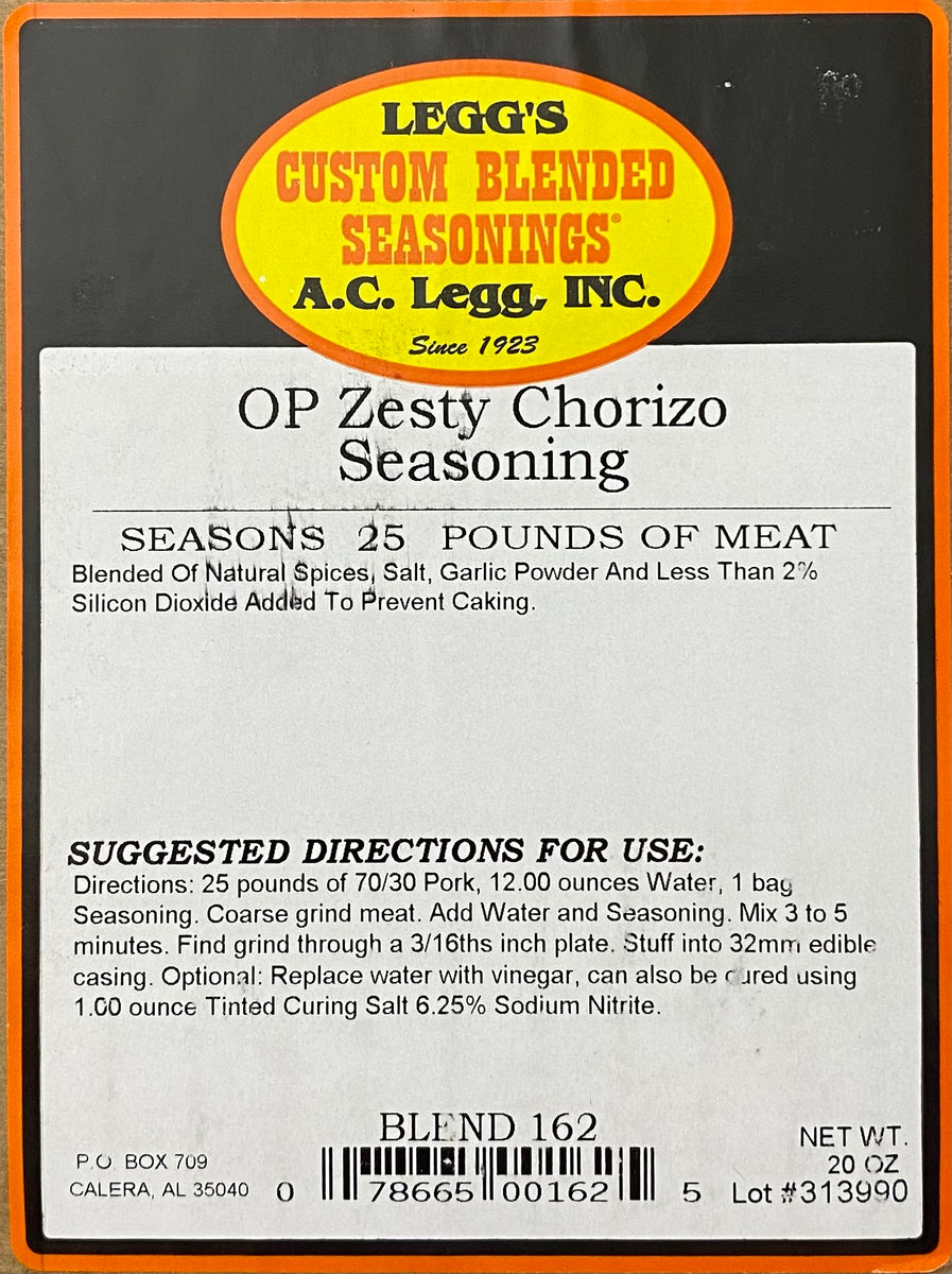 No Salt Osogood™ Chorizo Big Axe Spice® Salt Free Seasonings 
