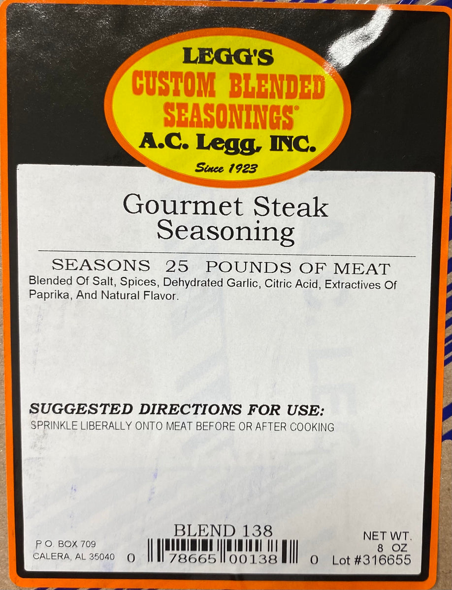  A.C. Legg Inc - Smoke Flavor Seasoning - 8 ounces for up to  100 pounds of meat : Meat Seasonings : Grocery & Gourmet Food
