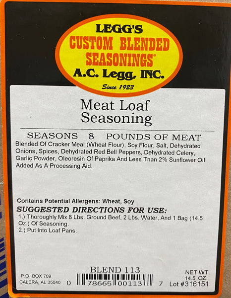 A.C. Legg Meat Loaf Seasoning Blend #113