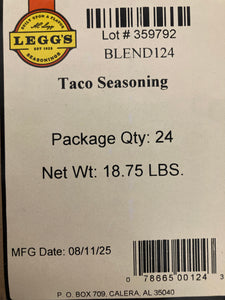 A.C. Legg Taco Seasoning Blend #124