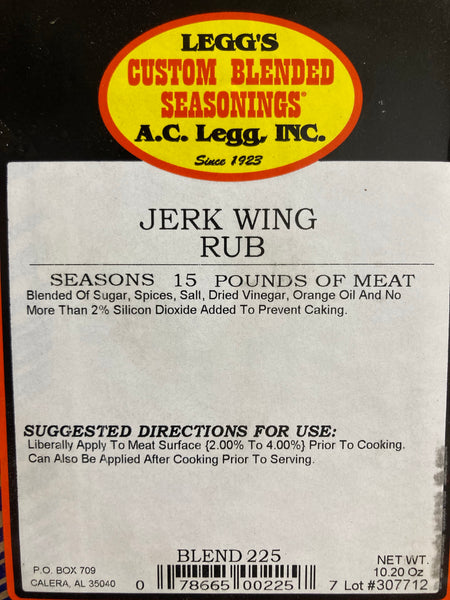 A.C. Legg Jerk Wing Rub Blend #225