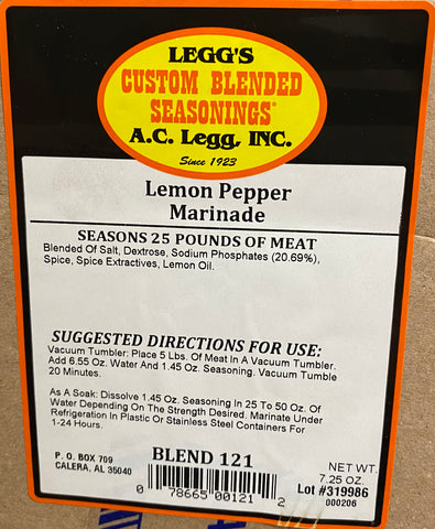 A.C. Legg Lemon Pepper Marinade Blend #121